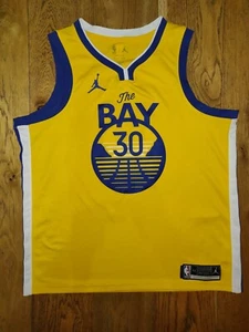 Steph Curry Golden State Warriors The Bay Statement Edition Basketball Jersey XL - Picture 1 of 5