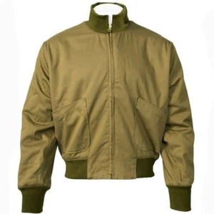 Reproduction US Army WW2 1st Pattern Tanker Jacket - Modern Cut- Olive-Cotton - Picture 1 of 5