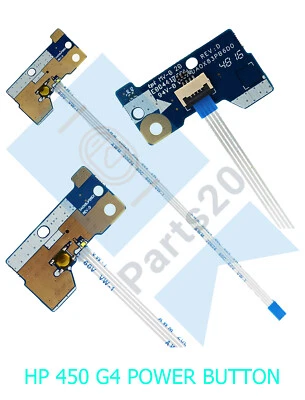 UA PARTS HP ProBook 450 G3 450 G4 455 G4 470 G4 ON/Off Power Button Board Switch + Kabel