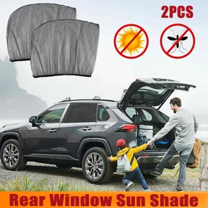 Car Rear Side Window Screen Mesh Cover Privacy Mosquito Bugs Net UV Protection - Picture 1 of 21