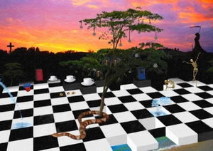 DREAM OR REALITY - "ONE LUMP OR TWO" - SURREALIST ART - LIMITED EDITION (25) - Picture 1 of 1