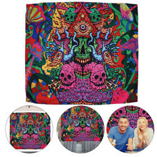  Wall Hanging Cloth Tapestry Skull Trippy Beach Blanket European and American