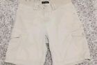 Women's Lee Shorts Size 8 Medium Color Khaki Relaxed Fit Mid Rise Walking