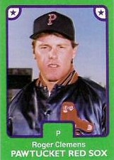 1984 Pawtucket Red Sox TCMA #22 Roger Clemens