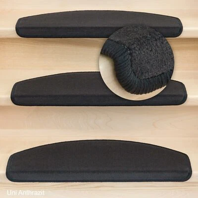 Vorwerk Stufenmatten Halbrund Anthrazit versch. Set Varianten  - Bild 1 von 4