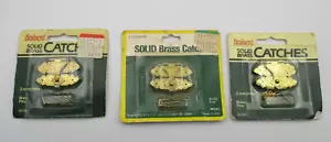 Vintage Brainerd 865XC Solid Brass Catches 3 Packs of 2 - Picture 1 of 4