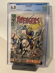 THE AVENGERS #48 in CGC 6.0 FI, Key Issue -1st app. of The Black Knight II - Picture 1 of 4