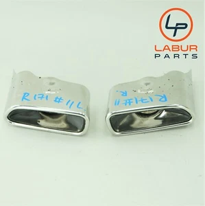 Punta silenciador escape trasero izquierdo y derecho mercedes clase slk r171 09-11 a273 - Imagen 1 de 8