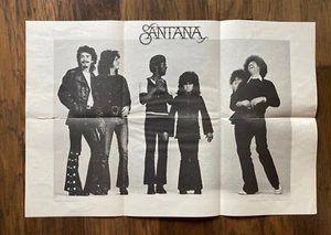SANTANA ABRAXAS 33" x 22" POSTER & GATEFOLD VINYL LP RECORD COVER ONLY CBS 30130 - Picture 1 of 7