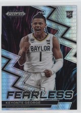 2023-24 Panini Prizm Draft Picks Fearless Hyper Keyonte George #14 Rookie RC