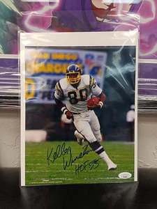 8x10 Photo HOF Inscrip Auto Kellen Winslow San Diego Chargers Jsa Coa - Picture 1 of 3
