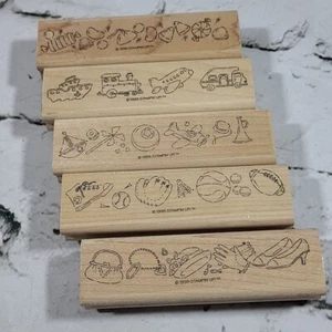 Stampin Up Rubber Stamps Lot of 5 Assorted Border Frames Scarpbooking - Picture 1 of 12
