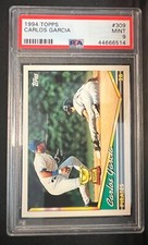 1994 Topps #309 Carlos Garcia PSA 9 Rookie All-Star Cup RC Pittsburgh Pirates