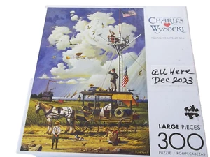 Young Hearts at Sea 300 Large Piece Jigsaw Puzzle Buffalo Games Charles Wysocki - Picture 1 of 2