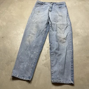 Vintage Structure Jeans Baggy 90s Distressed 34x33 Work Loose Straight - Picture 1 of 13