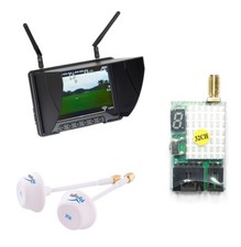 FlySight Blackpearl RC801 Monitor Combo Include 5.8 Radio Trasmittente+Antenna