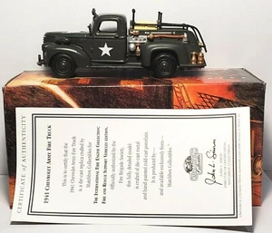 Matchbox 41 1941 Chevrolet Army Fire Pickup Truck Detailed Chevy YYM35189 1:43 - Picture 1 of 5