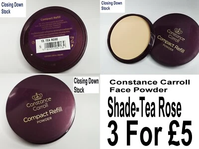 CCUK Constance Carroll Compact Pressed Face Powder Refills shade Tea Rose - Image 1 of 4