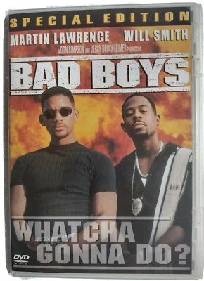 DVD Bad Boys 1995 Columbia Pictures Will Smith Martin Lawrence Movie VG  - Image 1 of 2