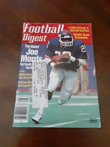 Football Digest Joe Morris agosto 1986 - Imagen 1 de 2