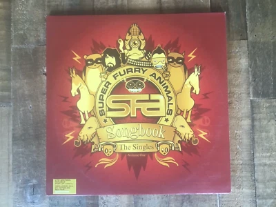 LTD EDITION 2004 SUPER FURRY ANIMALS SONGBOOK THE SINGLES VOL 1 POP-UP VINYL LP - Image 1 of 4