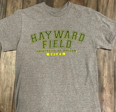 Oregon Ducks Hayward Field Short Sleeve T Shirt Youth Size S Grey - Image 1 of 4