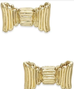 $48 Kate spade gold tone bow stud earrings KSD103 - Picture 1 of 11