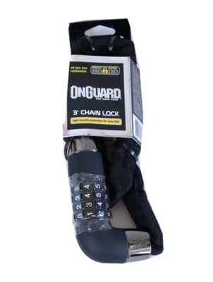 Chaveiro Onguard trava de bicicleta 3 alto nível de segurança - 3 pés x 5 mm - Imagem 1 de 2