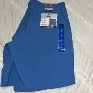 New With Tags Men’s All Day Hybrid Short Hurley Shorts Size 38 Hits At The Knee - Picture 1 of 8
