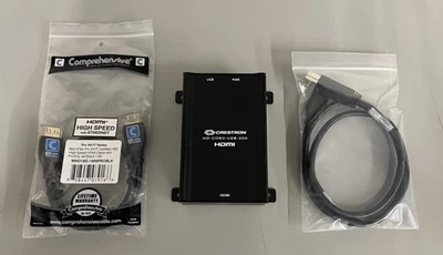 Crestron HD-CONV-USB-200 HDMI to USB 3.0 Converter w/ USB3.0 Cable and 6510306 - Image 1 of 4