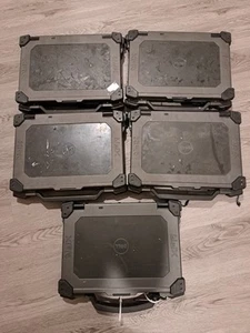Lot Of 5 DELL LATITUDE E6420 XFR RUGGED/i5-2520M/4GB RAM/ No HDD/No Caddy Read - Picture 1 of 15