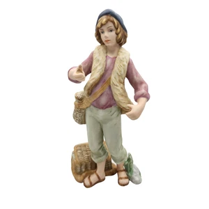 Thomas Kinkade "Skilled Fisherman" Figurine A1311 2004 Hawthorne Village Nativit - Picture 1 of 6
