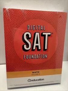 Digital SAT Foundation Math Volume 2 by C2 Education - SAT Prep Workbook 2024 - Imagen 1 de 5