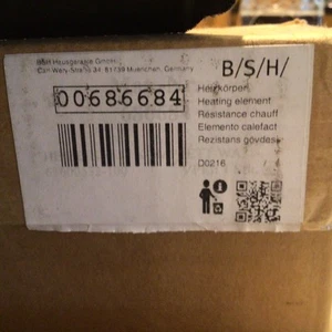 Bosch Warming Drawer Heating Element & Fan Motor GENUINE 00686684 - Picture 1 of 3