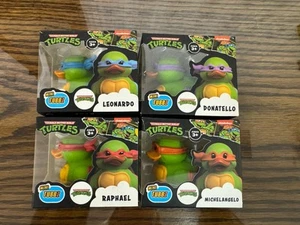 Tubbz Mini TUBBZ Teenage Mutant Ninja Turtles Ducks Lot of 4 New Cruise Jeep Toy - Picture 1 of 11