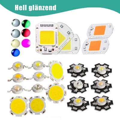 1/10X Volle Watt CREE 1W 3W 5W 7W 20W 50W High Power  Chip COB LED lampe lampen - Bild 1 von 4