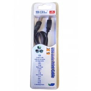 Cavo USB Tipo A – Tipo B lunghezza 1.5m nero - Picture 1 of 2