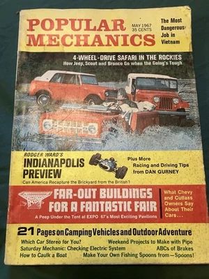 Popular Mechanics Magazine May 1967 Vintage - Image 1 of 4