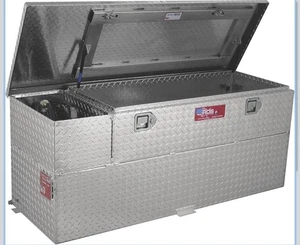 RDS Fuel Transfer/Auxiliary Tank/Toolbox Combo with 8 Gpm Pump - 60-Gal - Foto 1 di 7