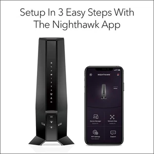 Routeur modem NETGEAR CAX30-100NAS Nighthawk WiFi 6 DOCSIS 3.1 - Photo 1/5
