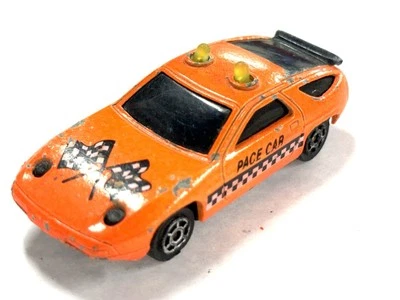 Majorette Sonic Flashers 保时捷 928 橙色步伐汽车压铸 — 第 1/4 张图片