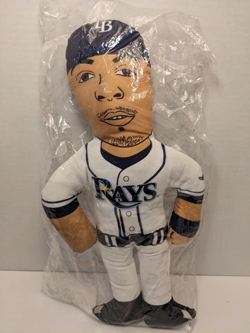DESMOND JENNINGS #8 Plush Doll Stuffed Toy Figure TAMPA BAY RAYS Promo 17" NEW Cover