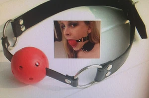  Bondage Mouth Gag Ball Mask Bondage Fetish Restraint new - sexy- - Picture 1 of 4