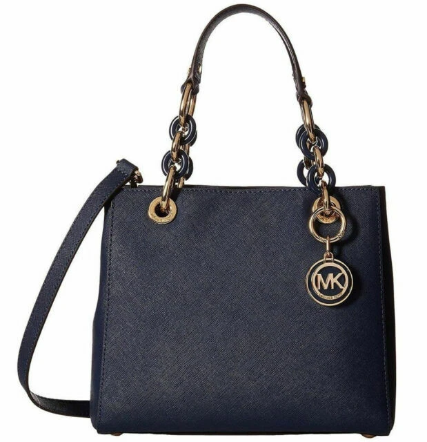 Michael Kors Small Cynthia Saffiano Leather Satchel Bag 30s5gcys1l
