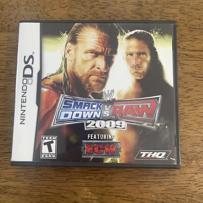 WWE SmackDown vs. Raw 2009 Featuring ECW (Nintendo DS, 2008) - Image 1 of 3