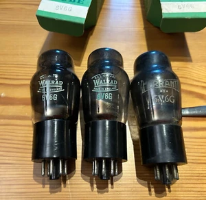 WALRAD / FERRANTI 6V6G , Lot of three,  British Made, two NOS NIB - Picture 1 of 6