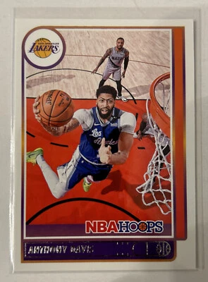 (5x) 2021-22 Panini NBA Hoops Anthony Davis Los Angeles Lakers #146 Mavericks - Image 1 of 2