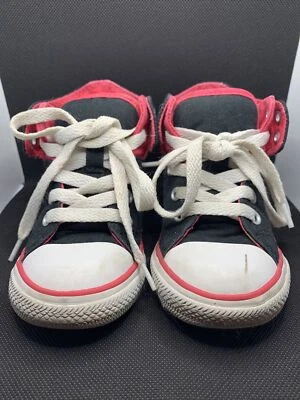 Converse All Star Chuck Taylors Bebé Infante Zapatos Negro/Rosa 736092F Talla 1 Foto 1 de 4