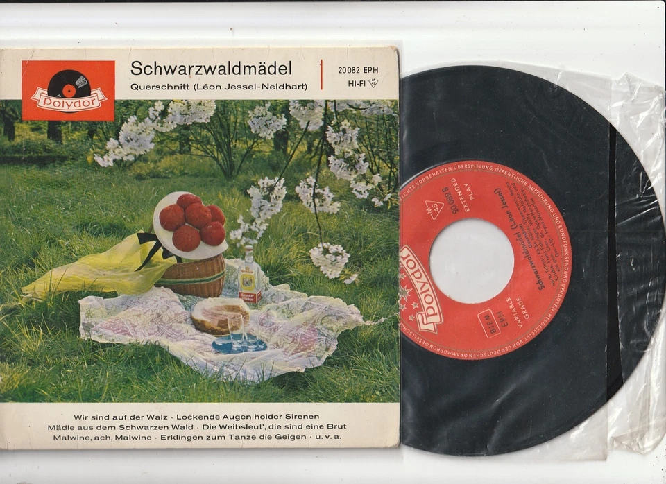 Schwarzwaldmädel-Querschnitt(Leon Jessel-Neidhart20082EPH-1960Vinyl  ex + - Bild 1 von 1