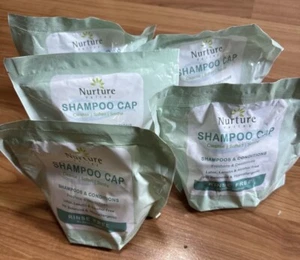 Lot  of 5 Nurture Valley RINSE FREE SHAMPOO CAPS Conditions Freshens NO WATER - Picture 1 of 7